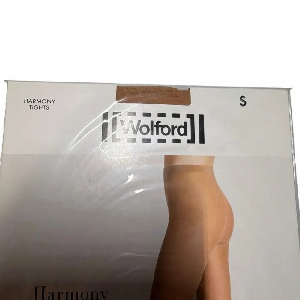 NWT Wolford Harmony Tights in Gobi / Sun Tan S 14731